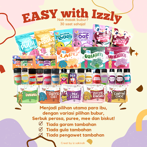 Homebased Izzly baby food cukai kemaman Z² Easy Shop
